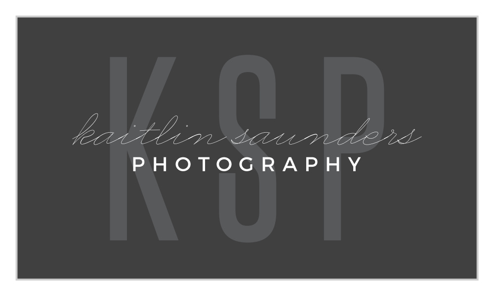 Signature Monogram Business Cards