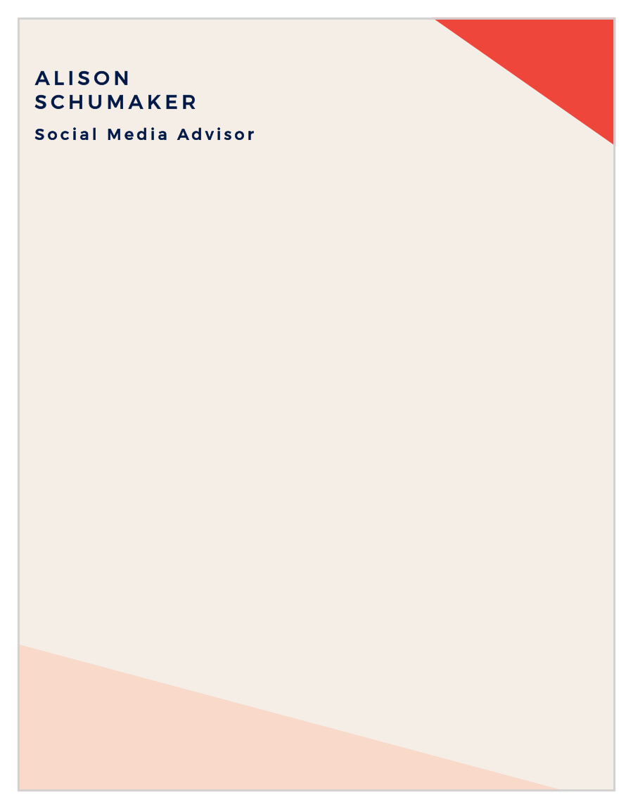 Modern Spotlight Business Stationery