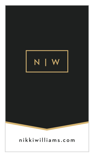 Classic Chevron Business Cards