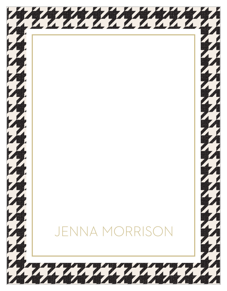 Houndstooth Frame Business Stationery