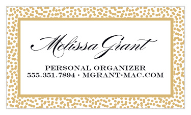 Bring in new business with a gleam using the Grand Dots Business Cards.