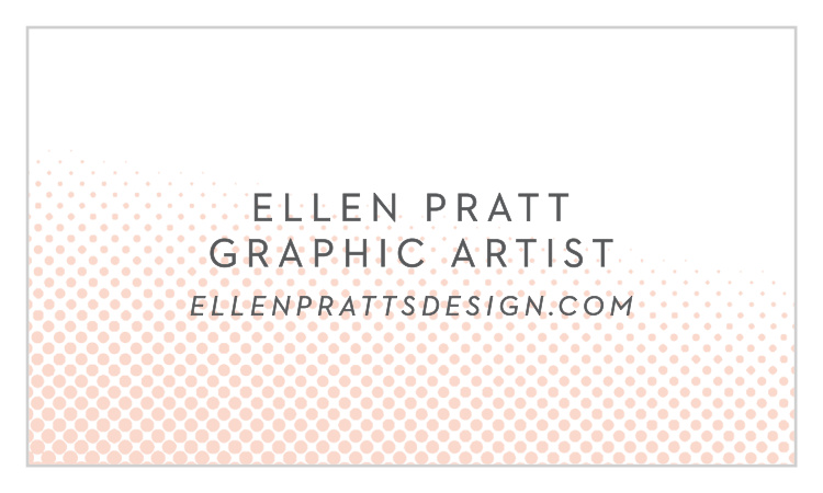 Happy Halftone Business Cards