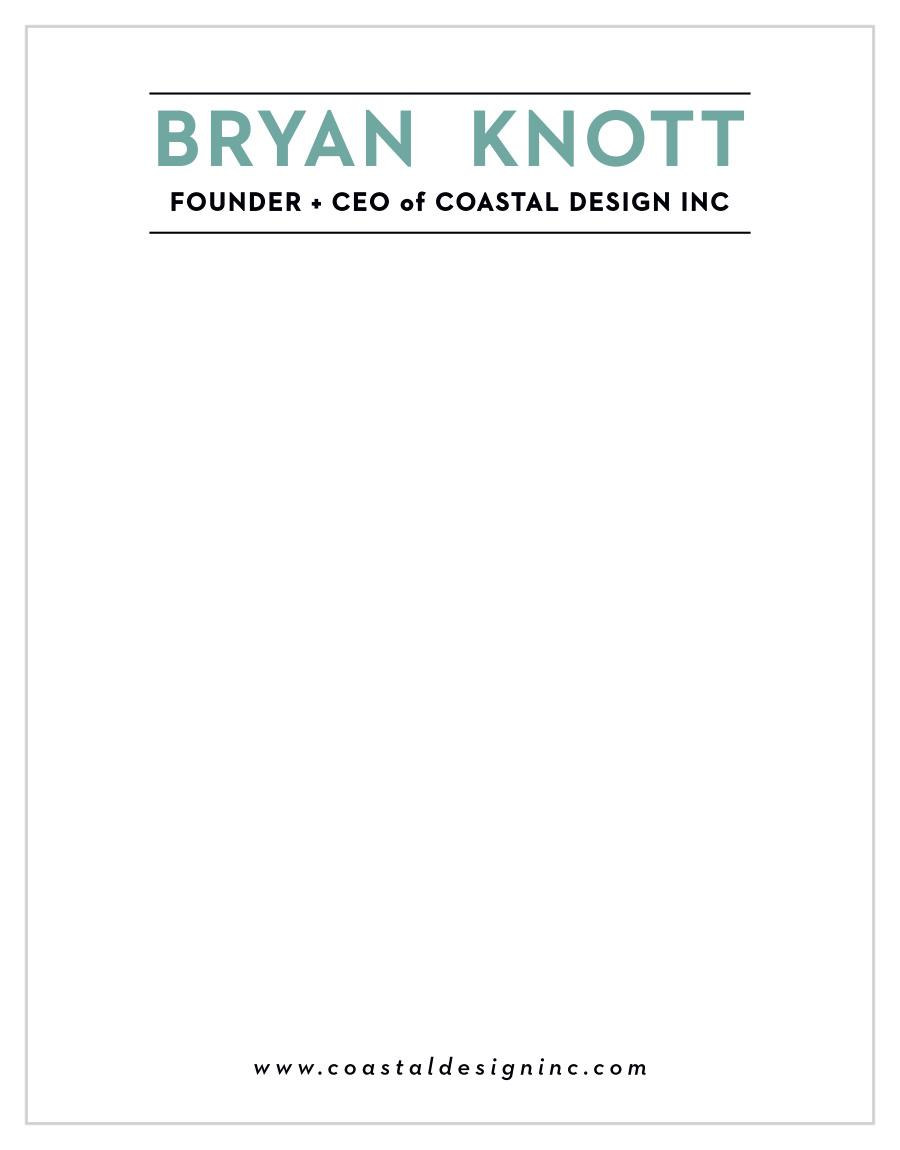 Info Grid Business Stationery