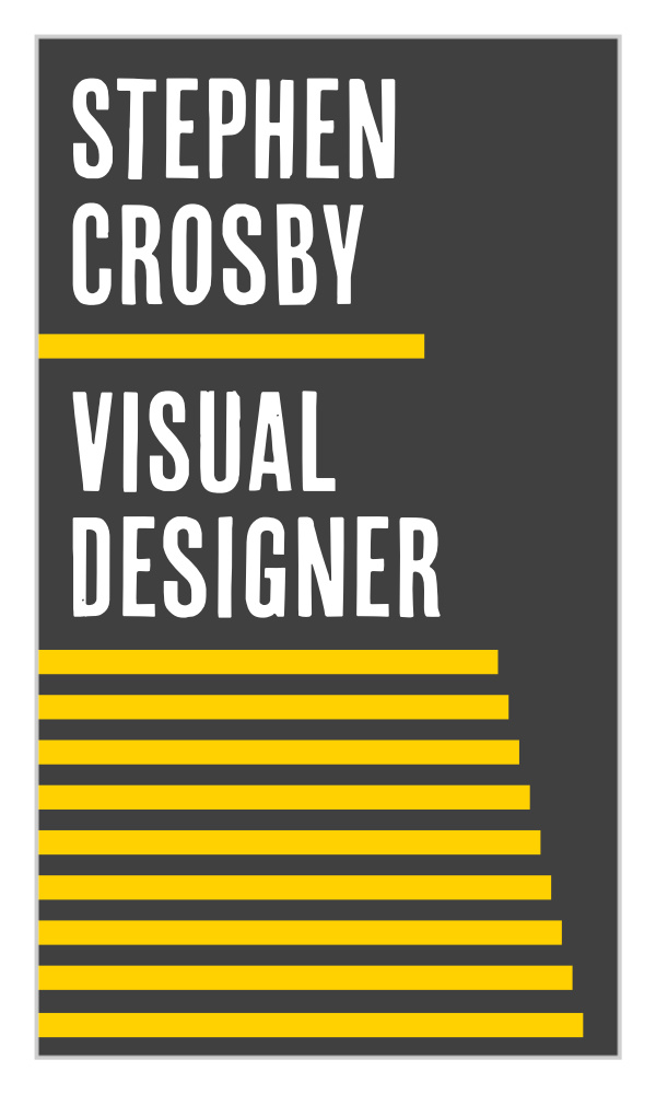 Bold Stripes Business Cards