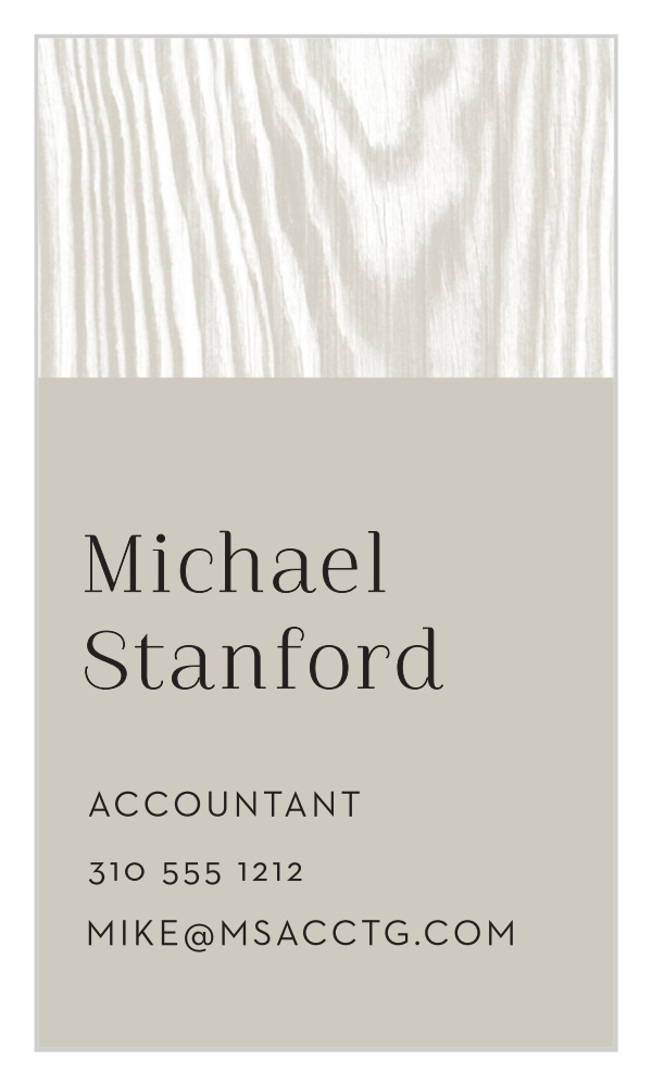 Modern Desk Business Cards