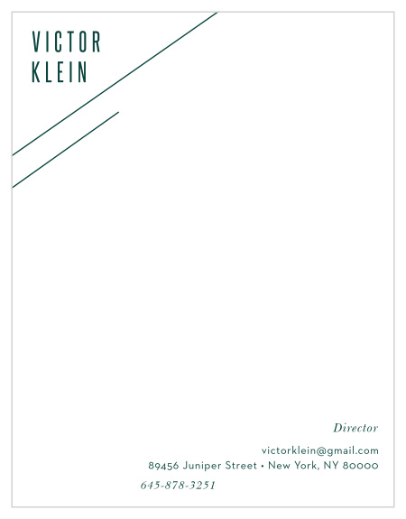 Silver Fox Business Stationery