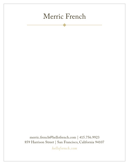 Classic Diamond Business Stationery