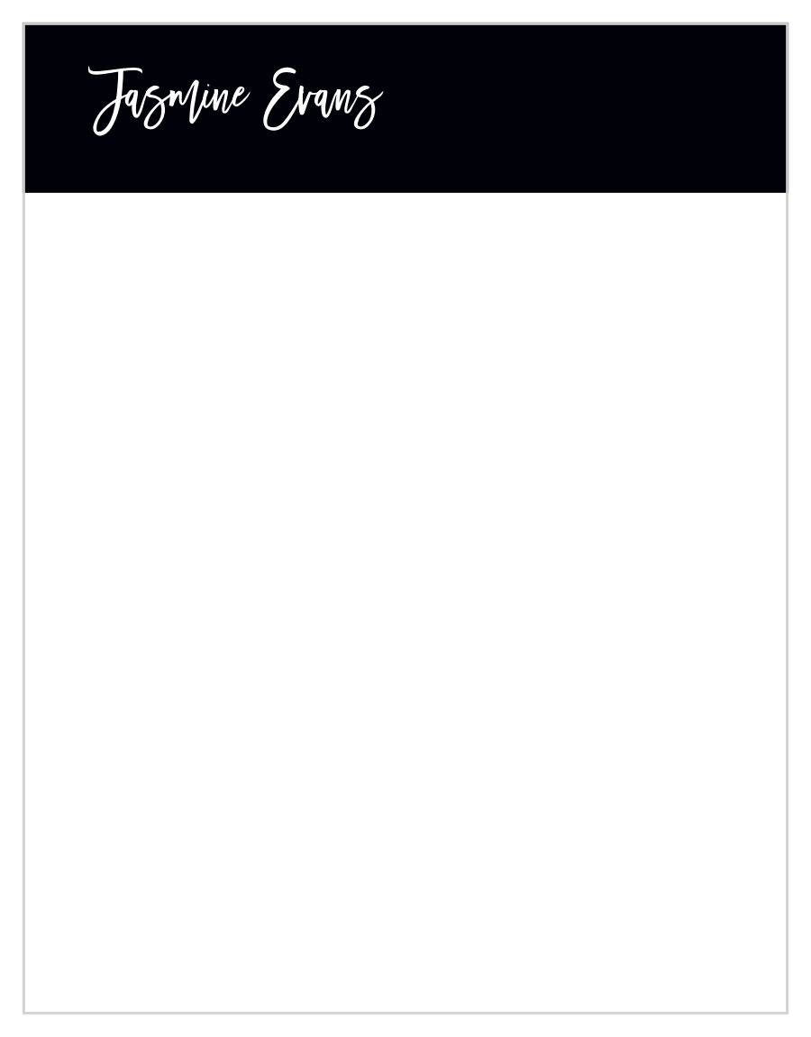 Photo Border Business Stationery