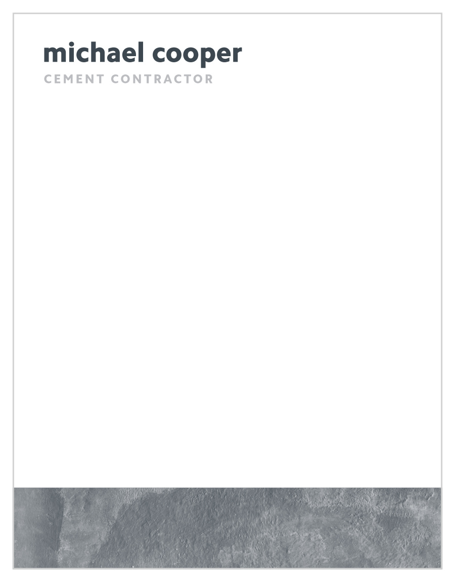 Plaster Edges Business Stationery