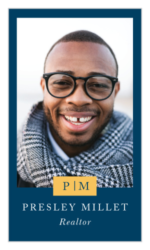 Gilded Realtor Business Cards