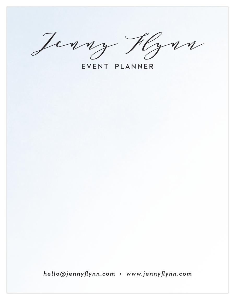 Gentle Ombre Business Stationery