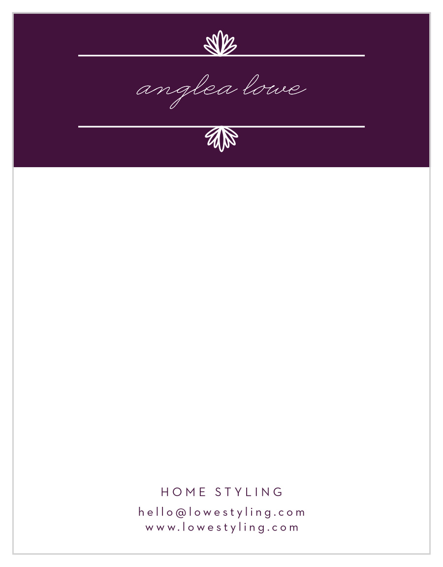 Simple Bursts Business Stationery