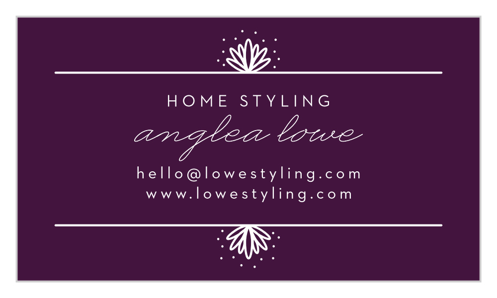 Simple Bursts Business Cards