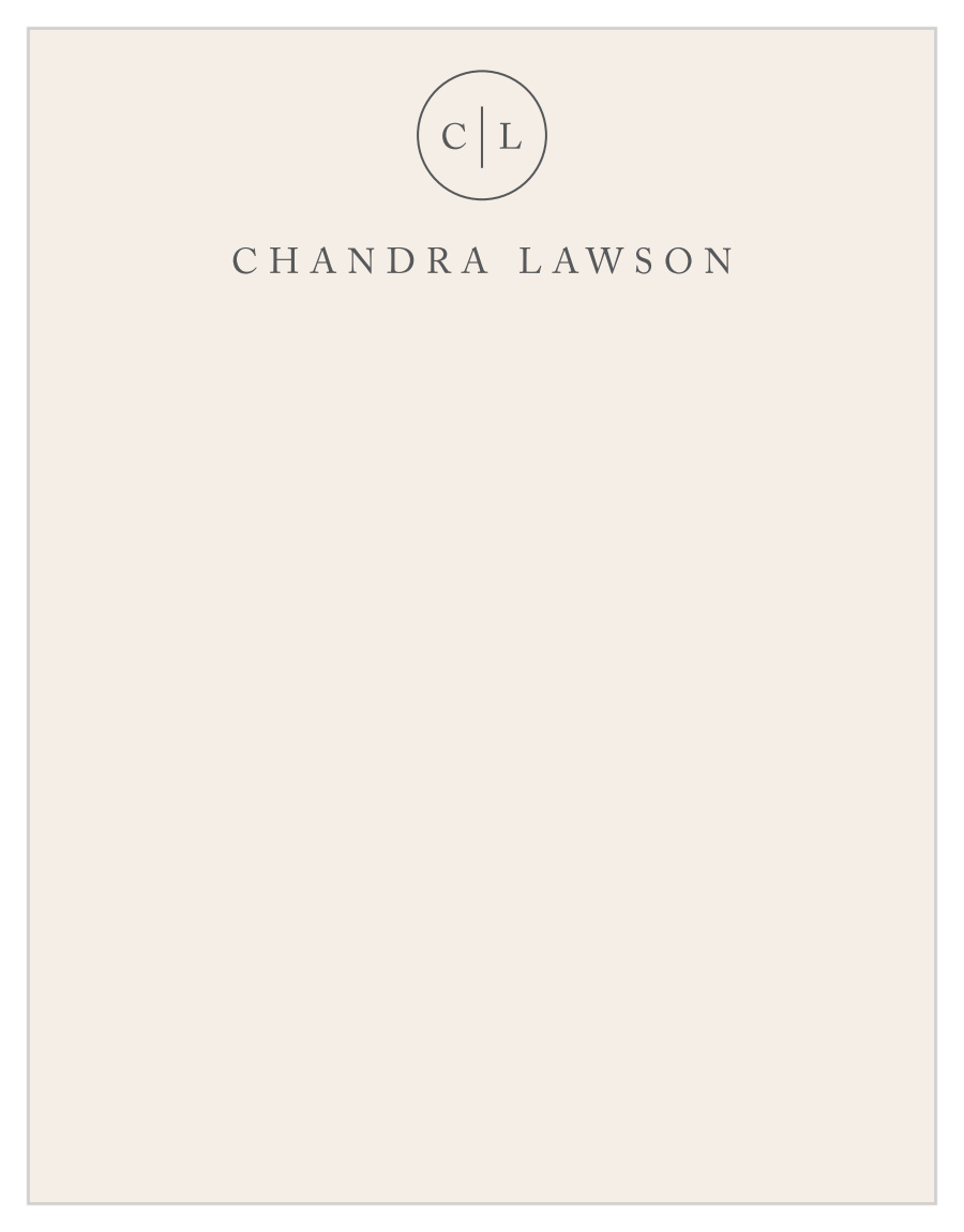 Timeless Typography Business Stationery