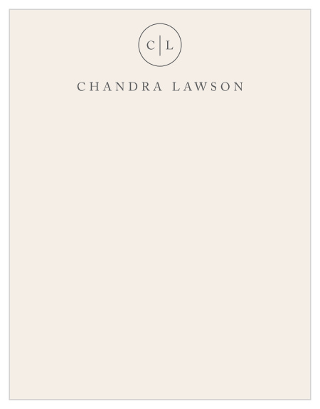 Timeless Typography Business Stationery
