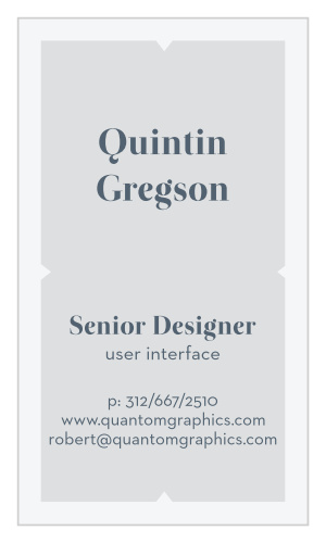 Keep things simply stunning and stunningly simple with our Basic Borders Business Cards.