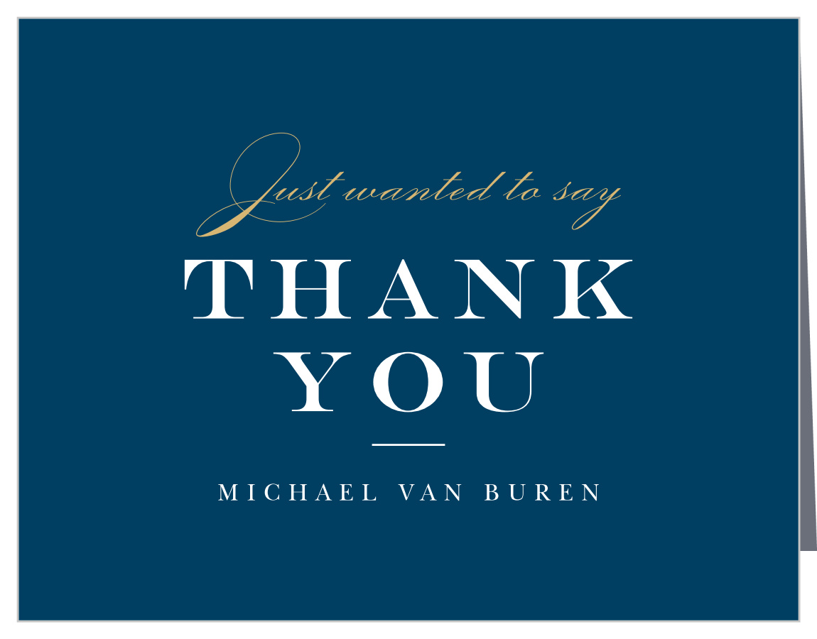 Naval Academy Graduation Thank You Cards