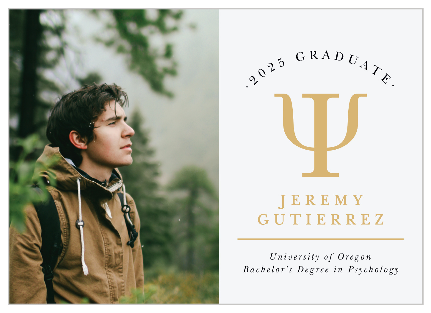 Psychology Grad Graduation Announcements