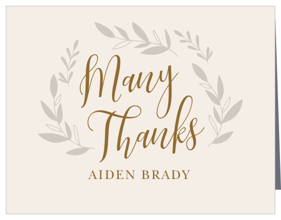 Fall Sprigs Retirement Thank You Cards