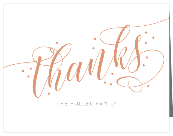 Sparkler Shower Baby Shower Thank You Cards