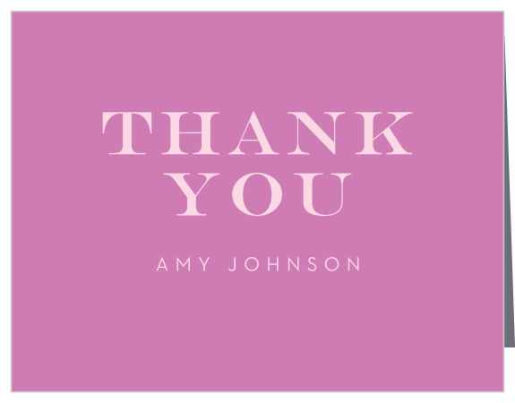 Get your friends and family together to celebrate the upcoming arrival of your bundle of joy with our Brunch Bites Baby Shower Thank You Cards