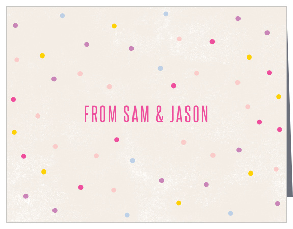 Let your loved ones know you care with our Ready To Pop Baby Shower Thank You Cards.