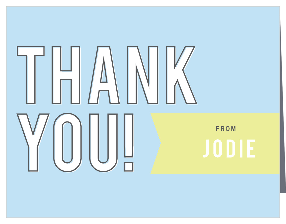 Bottles & Binkies Baby Shower Thank You Cards
