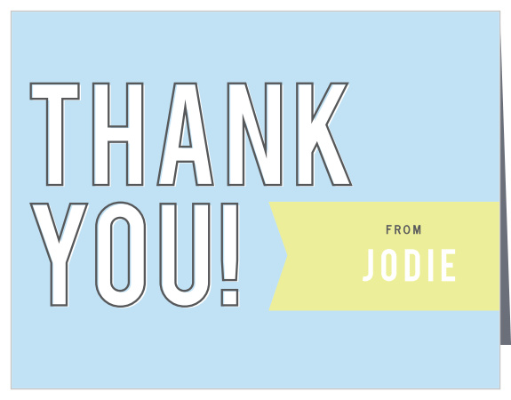 Bottles & Binkies Baby Shower Thank You Cards