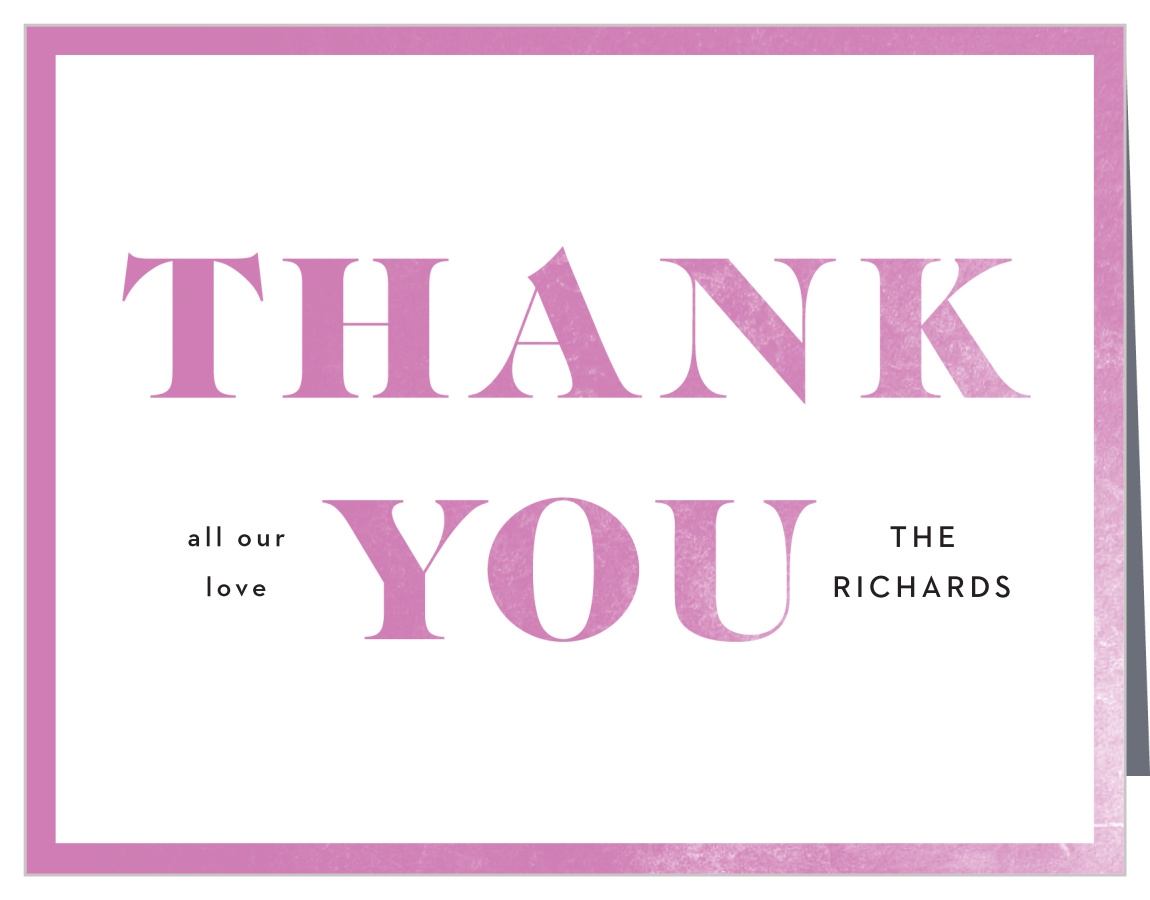 ABC Baby Baby Shower Thank You Cards