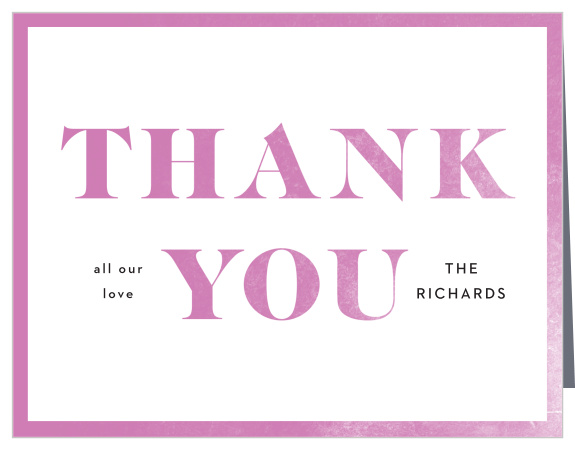 ABC Baby Baby Shower Thank You Cards