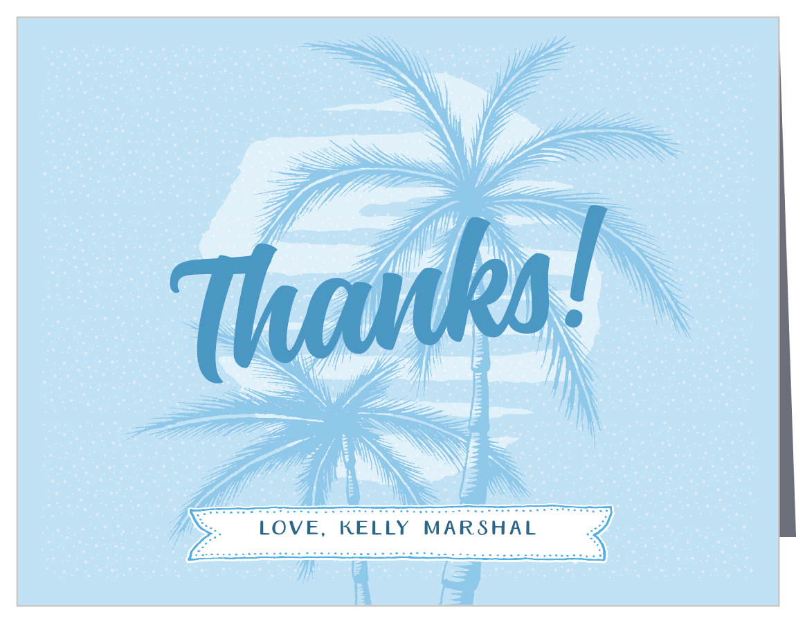 Beachside Boy Baby Shower Thank You Cards