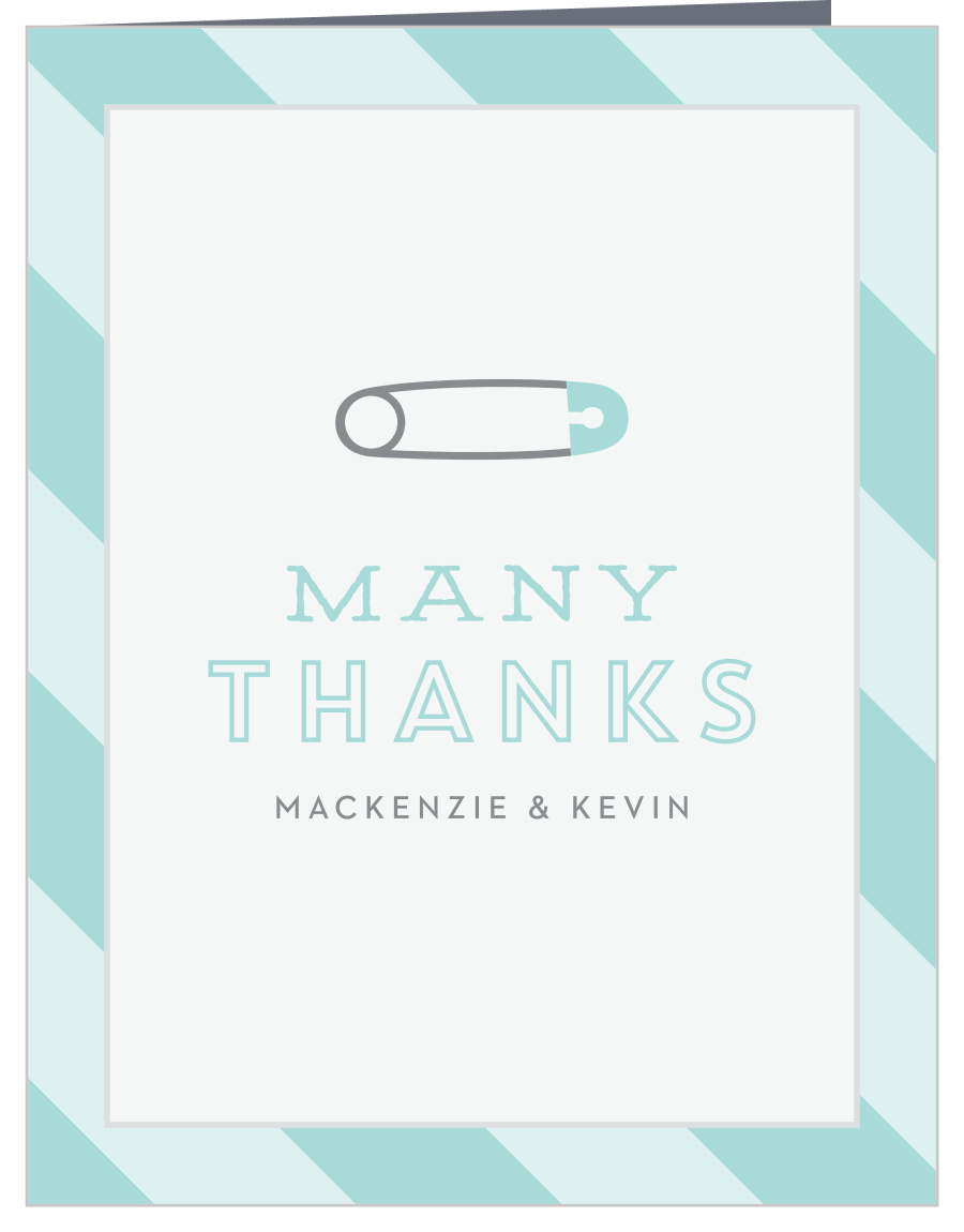 Baby Diaper Baby Shower Thank You Cards