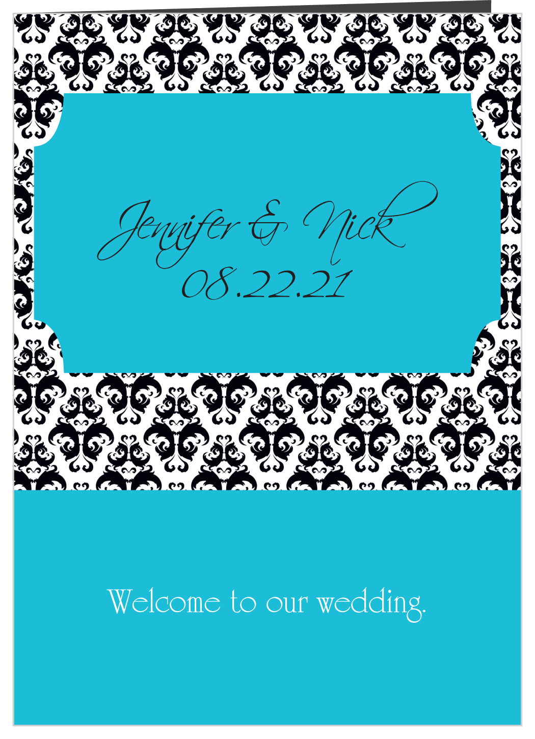 Victorian Charm Wedding Programs