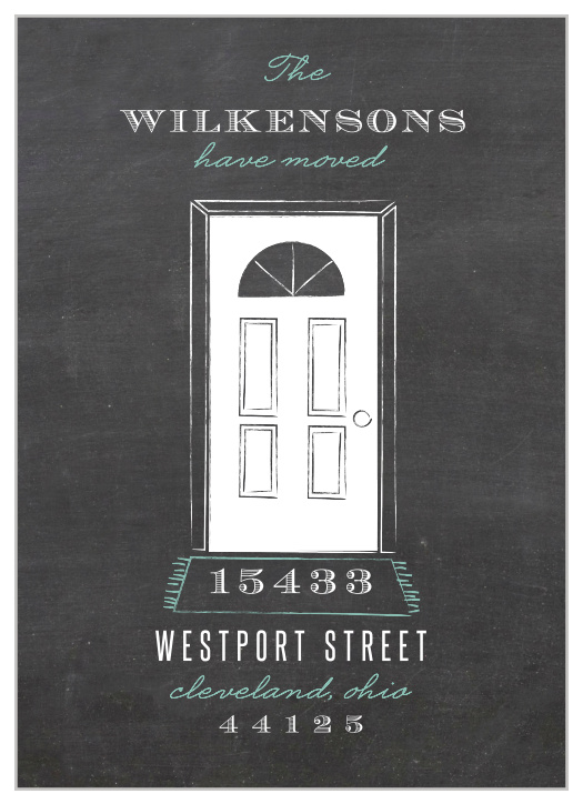 Announce you've moved with our Door Mat Moving Announcements! 