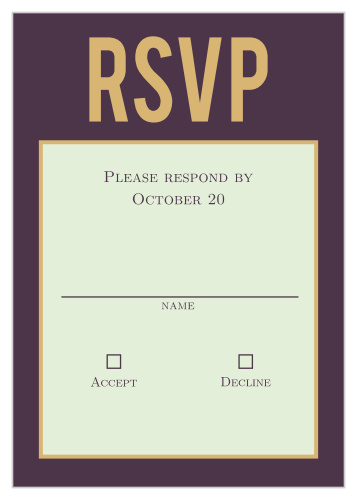 Golden Rings Response Cards