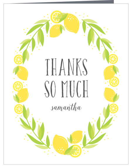 Let your friends and family know they're the 'zest' with our Lemonade Laurels Baby Shower Invitations.