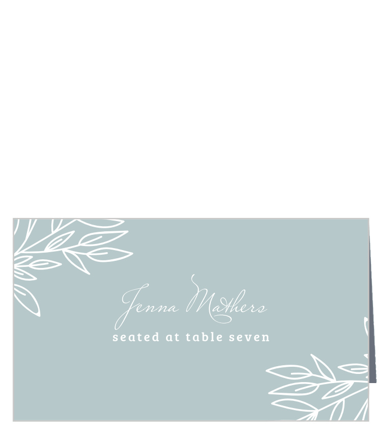 Lakeside Leaves Place Cards