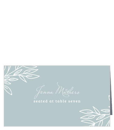 Lakeside Leaves Place Cards
