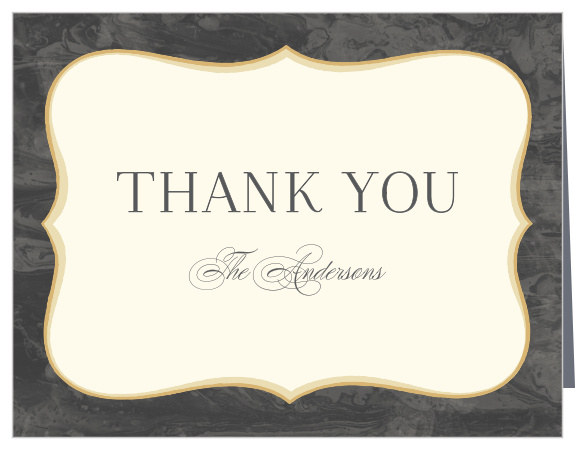 Dark Fairytale Wedding Thank You Cards