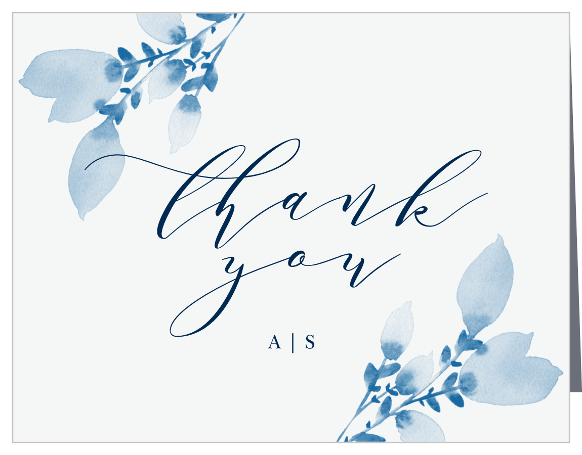 Soft Petals Bridal Shower Thank You Cards