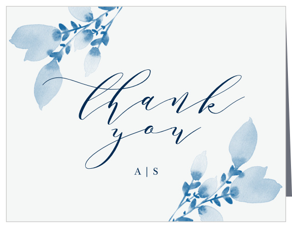 Soft Petals Bridal Shower Thank You Cards