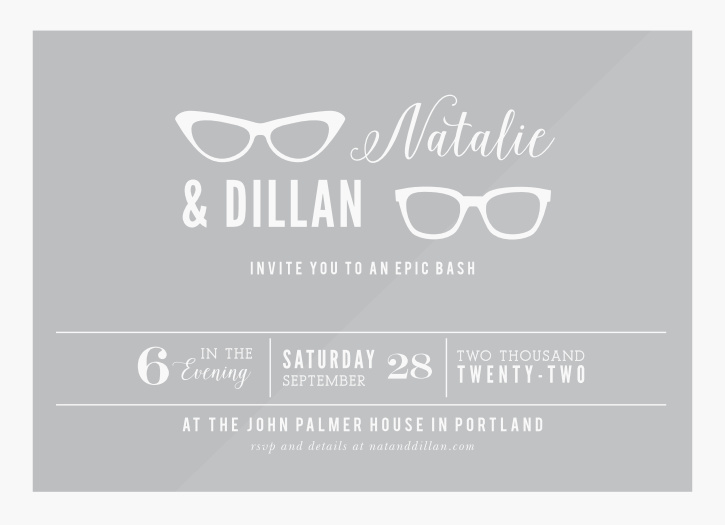 Beach Sunglasses Clear Wedding Invitations seamlessly blend decadence and serenity for your wedding day. 