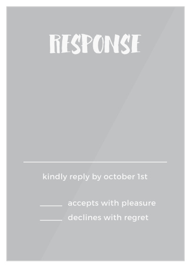Vivid Type Clear Response Cards