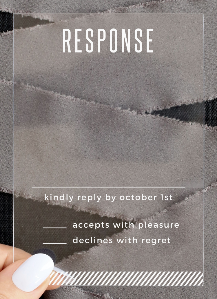 Masterly Charm Clear Response Cards