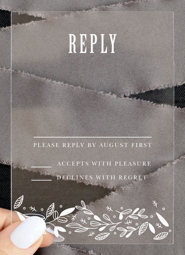 Fall Forest Clear Response Cards