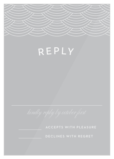 San Francisco Skyline Clear Response Cards