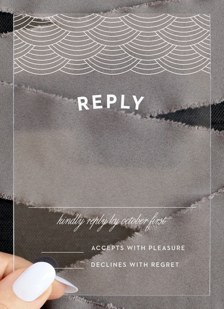 Los Angeles Skyline Clear Response Cards