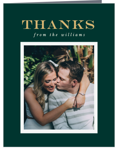Bold Names Wedding Thank You Cards