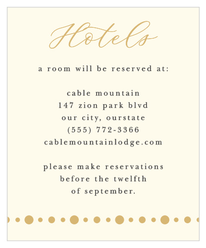 Bold Names Accommodation Cards