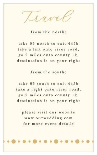 Bold Names Direction Cards